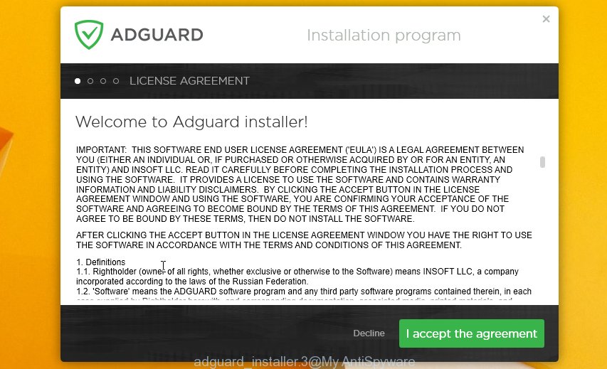 instalador adguard adblocker